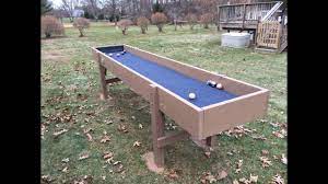 how to build a carpetball table