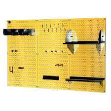 Tool Storage Kit With Yellow Pegboard
