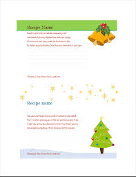 Recipe Cards Christmas Spirit Design 2 Per Page Works With Avery