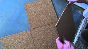 cork floor install how to install a