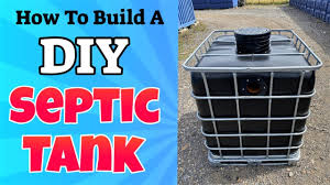 how to build a diy septic system you