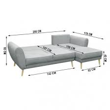 fabric corner sofa bed 4 5 seats invik