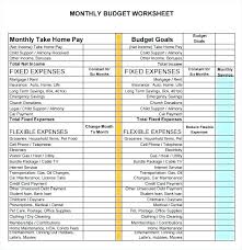 Basic Budget Sheet Template
