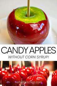 easy candy apples recipe without corn