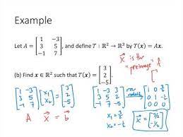 linear algebra lecture 17 matrix