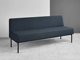 Modo S 3 Seater Fabric Sofa And Steel
