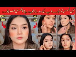 useful tips for makeup for a round face