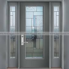 Hinged Modern Drawing Room Glass Door