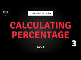 calculating percene java coding