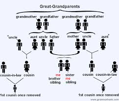 Family Tree Relationship Names In English