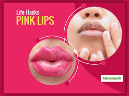 naturally soft pink and glossy lips