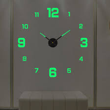 Bulk 3d Wall Clock Luminous