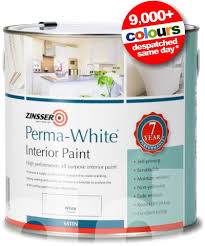 Zinsser Perma White Interior Mildew Proof Paint Satin