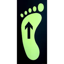 footprint floor stickers santa ecommerce