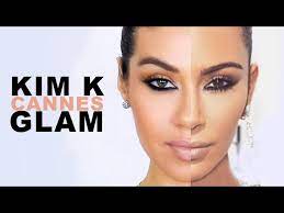 kim kardashian cannes makeup all