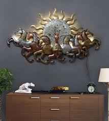 Iron Artificial Horse Decorative Wall