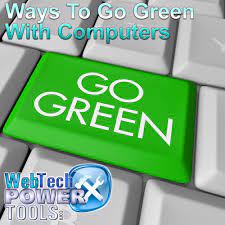 There are some benefits to the introduction of technology on the environment: How To Be Green With Computers 12 Go Green Computer Solutions Green Computing Go Green Green