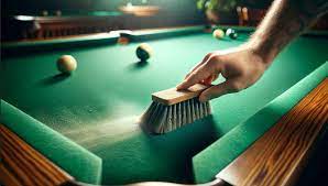 how to clean and brush your pool table