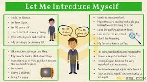 Instructors sometimes provide very specific directions for introductory activities, but this isn't always the case. How To Introduce Yourself Confidently Self Introduction Tips Samples 7esl