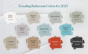 Trending Bathroom Paint Colors For 2023