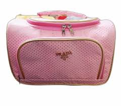 pink nylon cloth prada makeup box at rs
