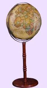 commander ii 16 inch globe antique