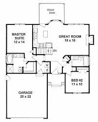 Small House Plans Home Plan 2 Bedrms