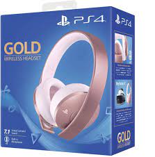 Shop sony rose gold edition wireless 7.1 virtual surround sound gaming headset for playstation 4/playstation vr rose gold at best buy. Ps4 Gold Wireless Headset Rose Gold Gaming Headsets Gaming Headsets For Ps4 Xbox Pc Mac
