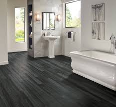 75 black floor bathroom with gray
