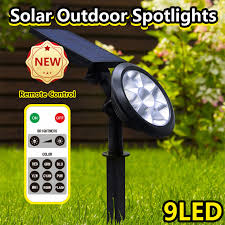 9 Led Solar Lights Outdoor Spotlights 7