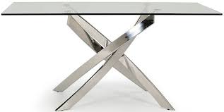tempered glass rectangle dining table