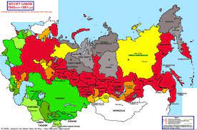 Hisatlas - Map of Soviet Union 1945-1991