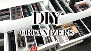 diy easy affordable makeup organizers