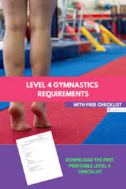 level 4 gymnastics requirements