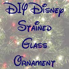 Stained Glass Disney Ornament Printable