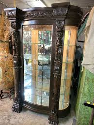Curved Glass Display Cabinet