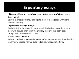 Writing an expository essay conclusion   Original content Sample Expository Essay Conclusion