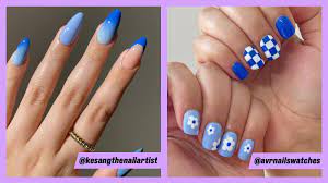 38 blue nail designs to try beauty