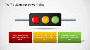 Horizontal Traffic Lights Shape For Powerpoint Slidemodel