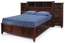 alder wood mckenzie storage bed with