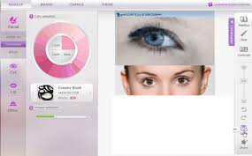 the basic interface of make up software