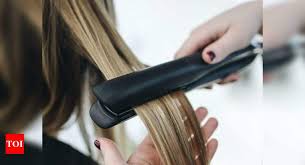 how to use a hair straightener at home