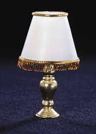 Ck4641 Fringed Shade Table Lamp Ck4641 11 96 Cir Kit Concepts Inc Dollhouse Lighting Wiring Kits And Electrical Supplies