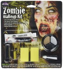 halloween make up fx kit zipper zombie