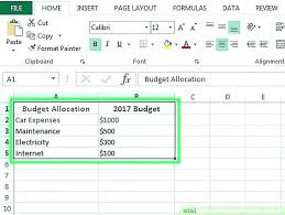 Free Personal Monthly Budget Excel Template Open Office Download