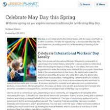 May Day Lesson Plans Worksheets Reviewed By Teachers