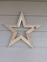 Decor Handmade Wooden Stars