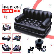 5 in 1 double sofa bed with free