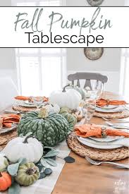 Create This Fall Pumpkin Tablescape In