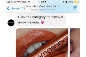 smashbox introduces uk first beauty chatbot